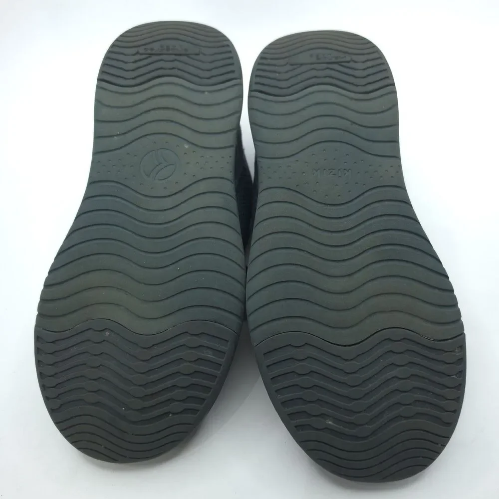 Kizik Lima Shoes Blue Knit Slip On Hands Free Sneakers Mens Size 7.5 Wide
